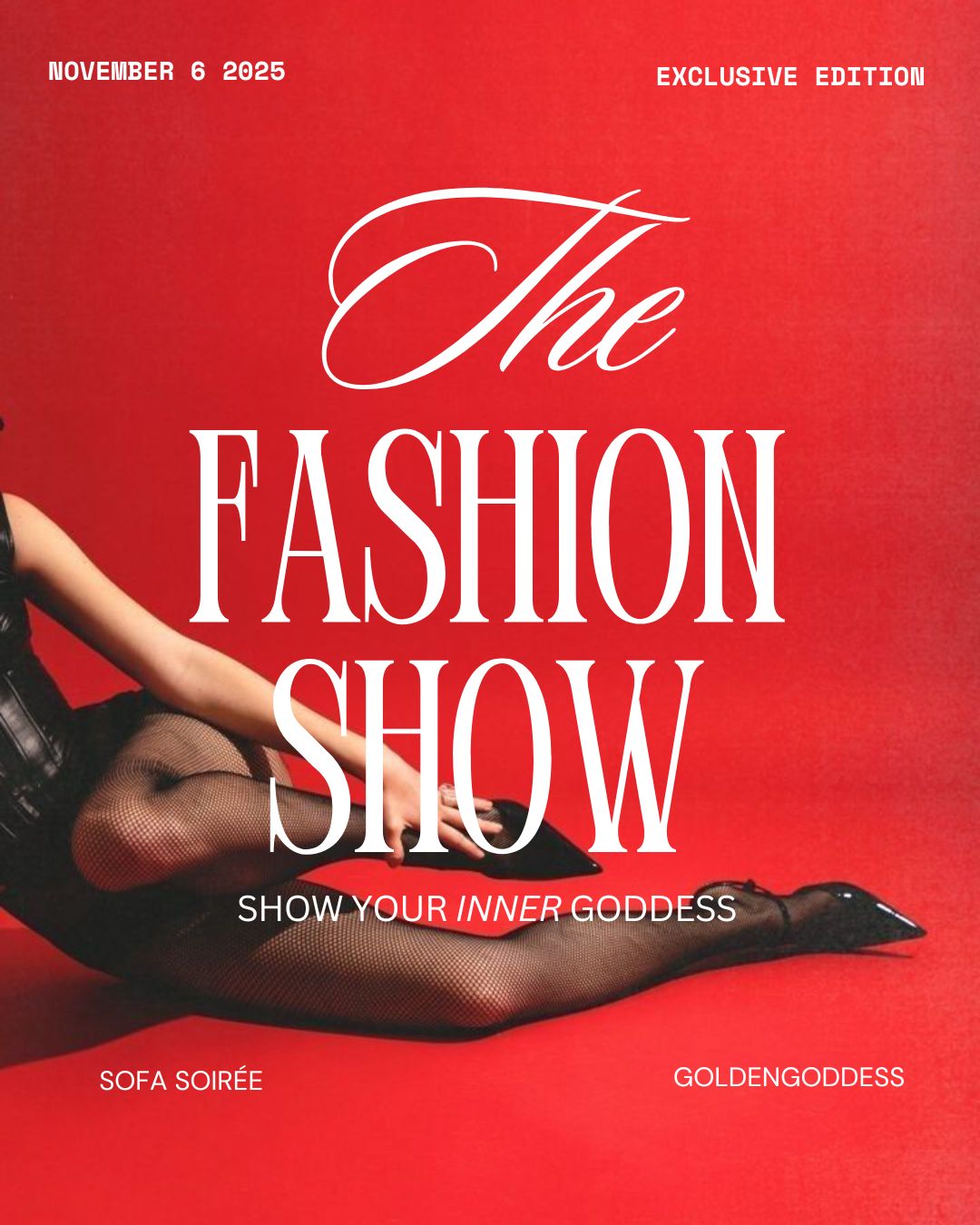 VIP Sofa Soirée x Golden Goddess – Fashion Show Edition